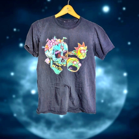 None Other - Unbranded Distressed Rick And Morty Sz S Graphic T-Shirt